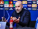 Manager of PSV Eindhoven Peter Bosz after his side's UEFA Champions League defeat against Brest, on December 10, 2024