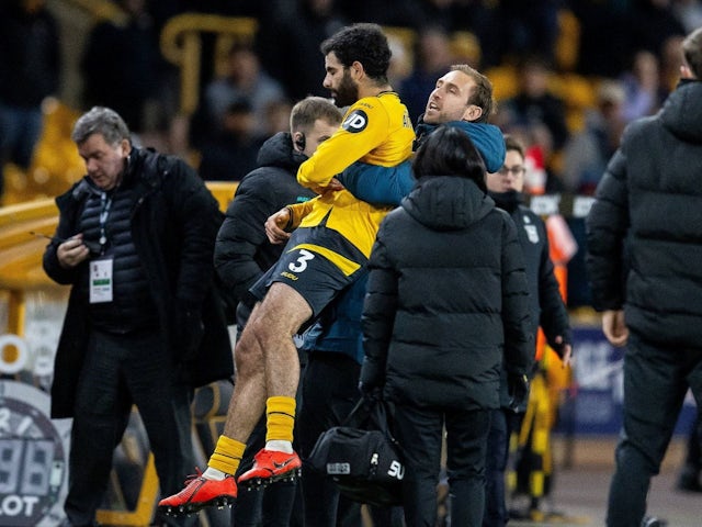 Rayan Ait Nouri for Wolverhampton Wanderers on December 14, 2024