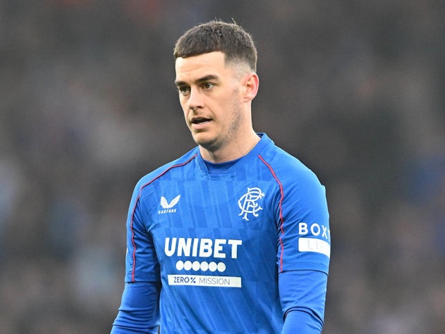 Rangers' Tom Lawrence on November 3, 2024