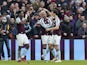 Aston Villa celebrate scoring a goal against Manchester City in December 2024.