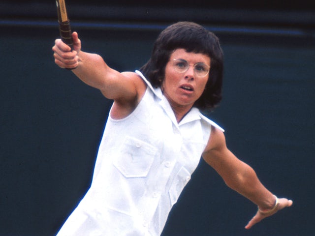 Billie Jean King pictured in 1972