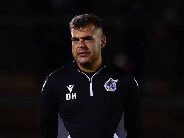 David Horseman, first team coach of Bristol Rovers during his side's match with Charlton Athletic on 1 October, 2024