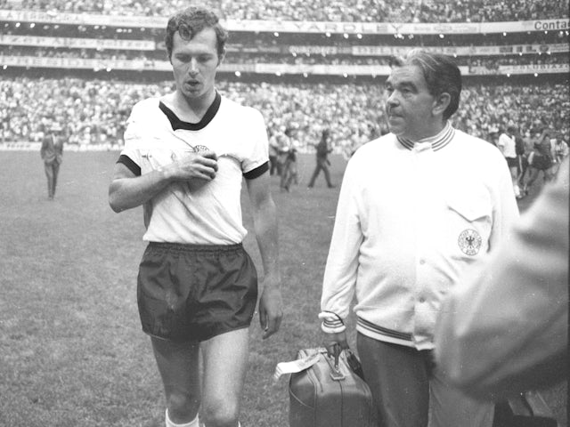 Franz Beckenbauer of West Germany at the 1970 World Cup