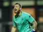 Gillingham goalkeeper Jake Turner during his side's match against Bromley on 4 December 2024