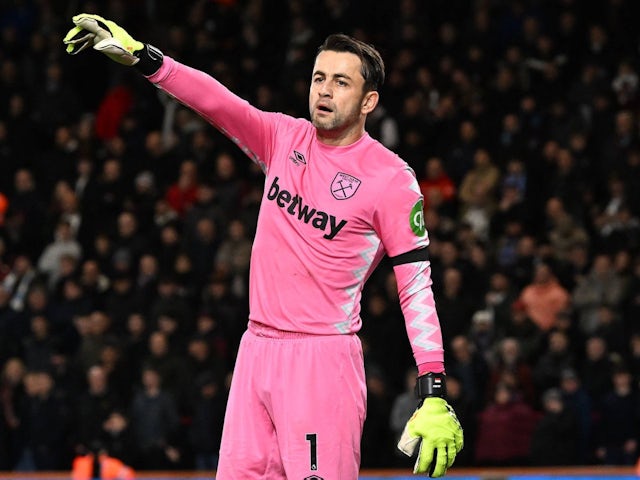 West Ham United's Lukasz Fabianski on December 16, 2024