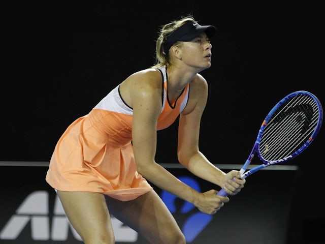 Maris Sharapova in January 2018.