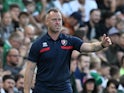 Cheltenham Town manager Michael Flynn during his side's match with Plymouth Argyle on 14 August, 2024