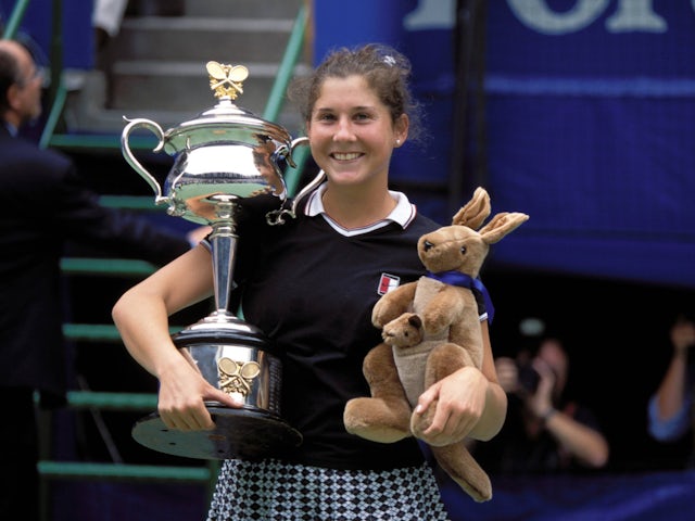 Monica Seles pictured in 1996