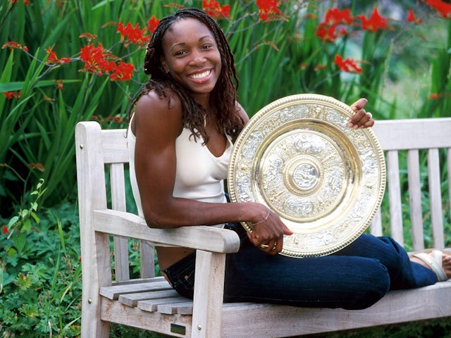 Venus Williams pictured in 2001