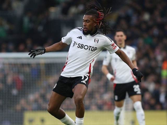 Alex Iwobi of Fulham during his side's Premier League match against Bournemouth, on December 29, 2024