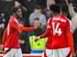 Nottingham Forest's Anthony Elanga celebrates scoring on December 26, 2024