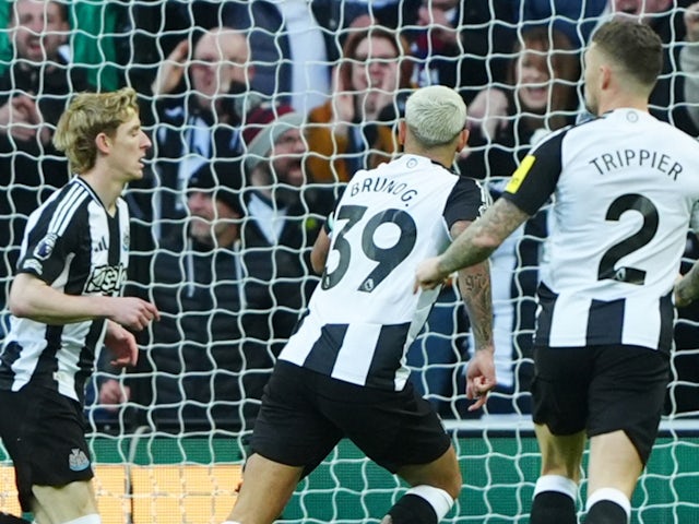 Duran dejection: Villa striker sent off as Newcastle ease to victory