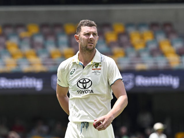 Josh Hazlewood of Australia on December 21, 2024