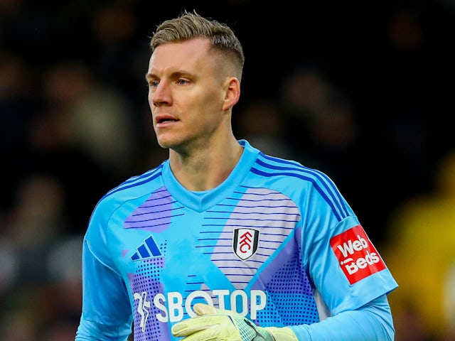 Fulham's Bernd Leno pictured on December 22, 2024