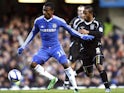 Chelsea's Salomon Kalou and Ipswich Town's Jaime Peters on January 9, 2011