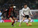 Harry Wilson of Fulham defended by Illya Zabarnyi of Bournemouth during their side's clash, on December 29, 2024