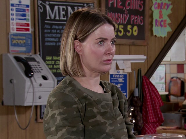 Abi on Coronation Street on January 8, 2025