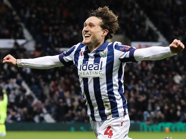 Callum Styles of West Bromwich Albion on January 1, 2025