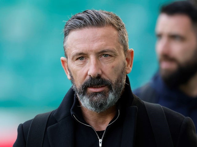 Kilmarnock manager Derek McInnes arrives for his side's match against Hibernian, on December 29, 2024