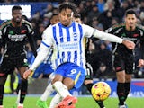 Brighton & Hove Albion's Joao Pedro scores against Arsenal on January 4, 2025