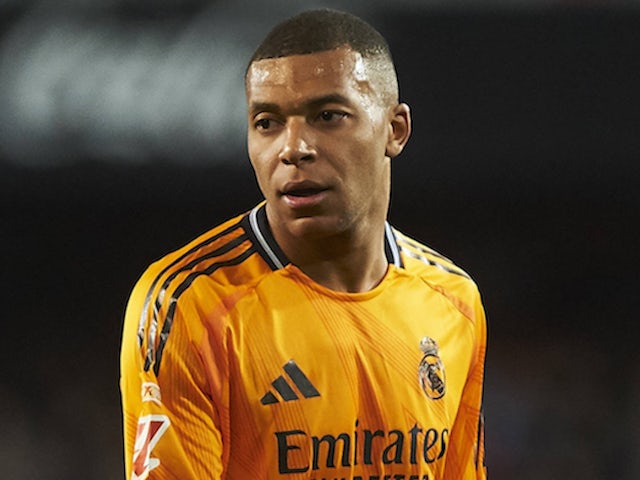 Real Madrid's Kylian Mbappe on January 3, 2025