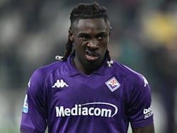 Moise Kean of Fiorentina on December 29, 2024