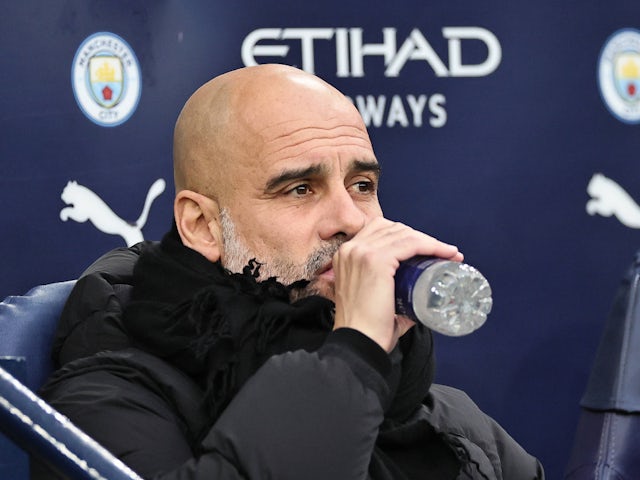 Manchester City's Pep Guardiola pictured on January 4, 2025