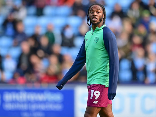 Romaine Sawyers - now at AFC Wimbledon - in April 2024.