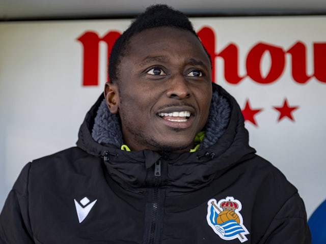 Real Sociedad's Umar Sadiq on December 8, 2024