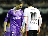 Cristiano Ronaldo in action for Real Madrid against Valencia on February 22, 2017