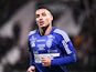 Amine Boutrah in action for Bastia on December 6, 2024