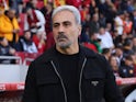 Coach Mustafa Dalci of Adana Demirspor during the Turkish Super League match between Gotepe and Adana Demirspor at Gursel Aksel Stadium iin Izmir , Turkey on December 07 , 2024.