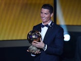 Cristiano Ronaldo wins the 2014 Ballon d'Or on January 12, 2015