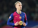 Barcelona's Dani Olmo in action on December 15, 2024