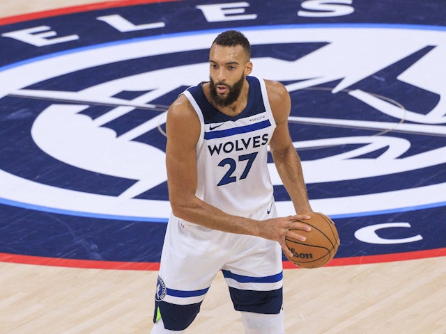 Rudy Gobert of the Minnesota Timberwolves on January 4, 2025