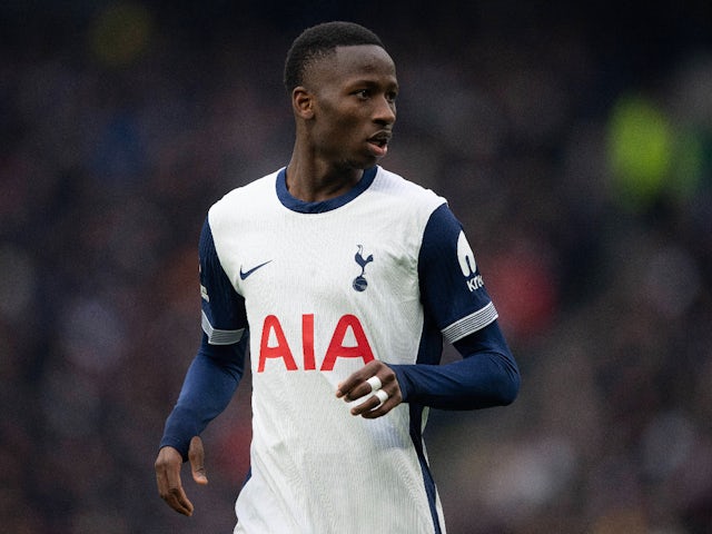 Tottenham Hotspur's Pape Matar Sarr on January 4, 2025