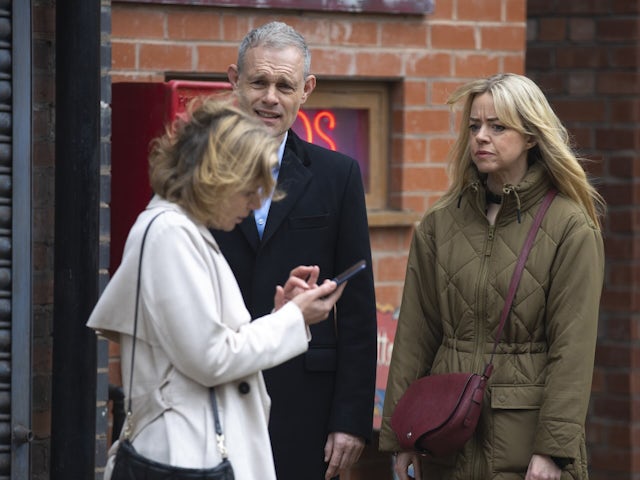 Leanne, Nick and Toyah on Coronation Street on January 24, 2025