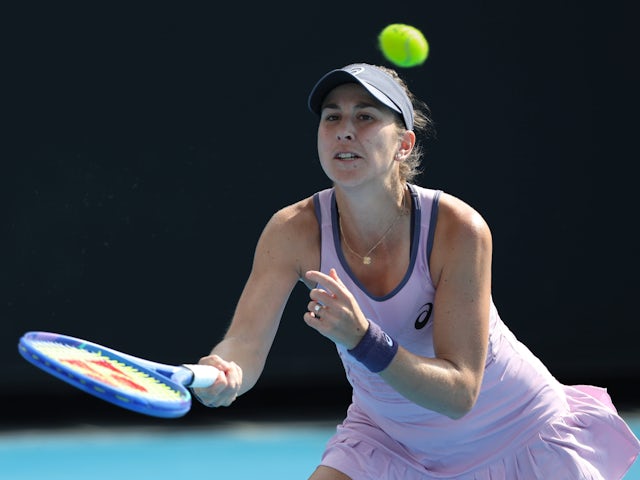 Belinda Bencic in action at the Australian Open on January 13, 2025