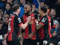 Bournemouth celebrate Antoine Semenyo's goal on January 14, 2025