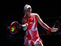 Elena Rybakina in action at the Australian Open on January 18, 2025