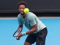 Gael Monfils in action at the Australian Open on January 16, 2025