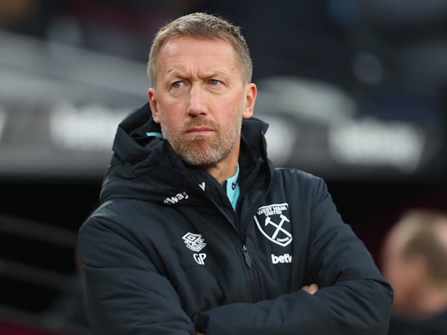 West Ham United manager Graham Potter on January 18, 2025