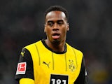 Borussia Dortmund's Jamie Gittens on January 17, 2025