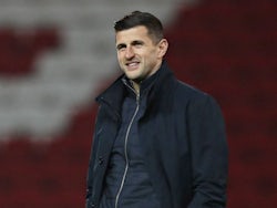 Portsmouth manager John Mousinho on January 15, 2025