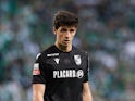 Vitoria de Guimaraes midfielder Manu Silva in April 2024.