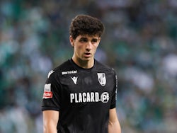 Vitoria de Guimaraes midfielder Manu Silva in April 2024.