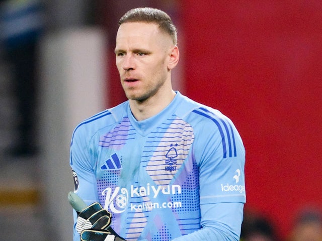 Nottingham Forest's Matz Sels pictured on January 14, 2025