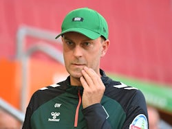 Werder Bremen manager Ole Werner during his side's draw with Augsburg, on August 24, 2024