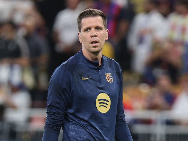 Barcelona's Wojciech Szczesny on January 12, 2025