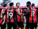 Bournemouth players celebrate on January 25, 2025